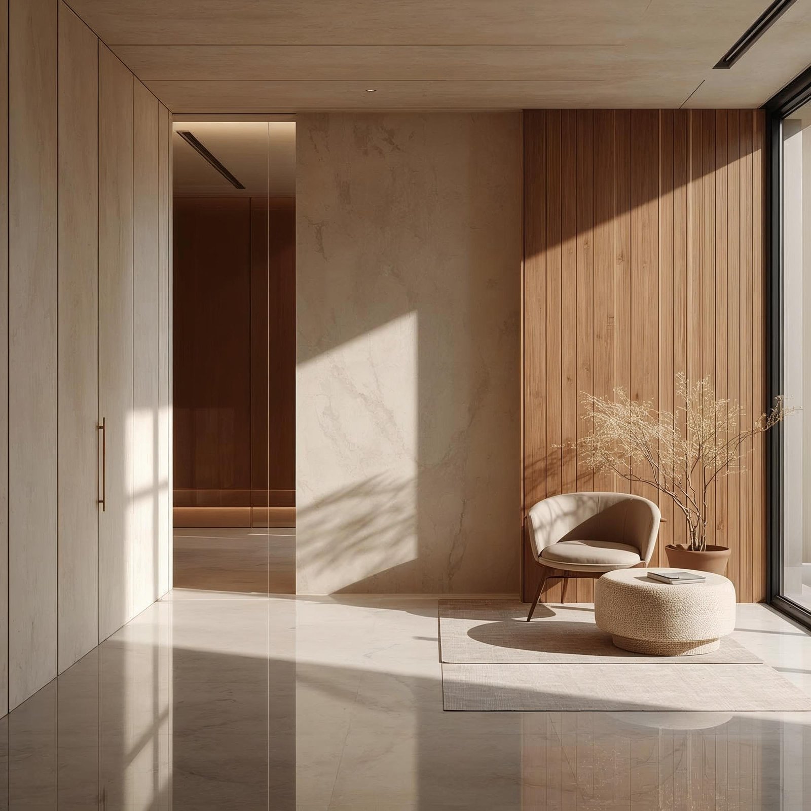High-End Minimal Residential Interior