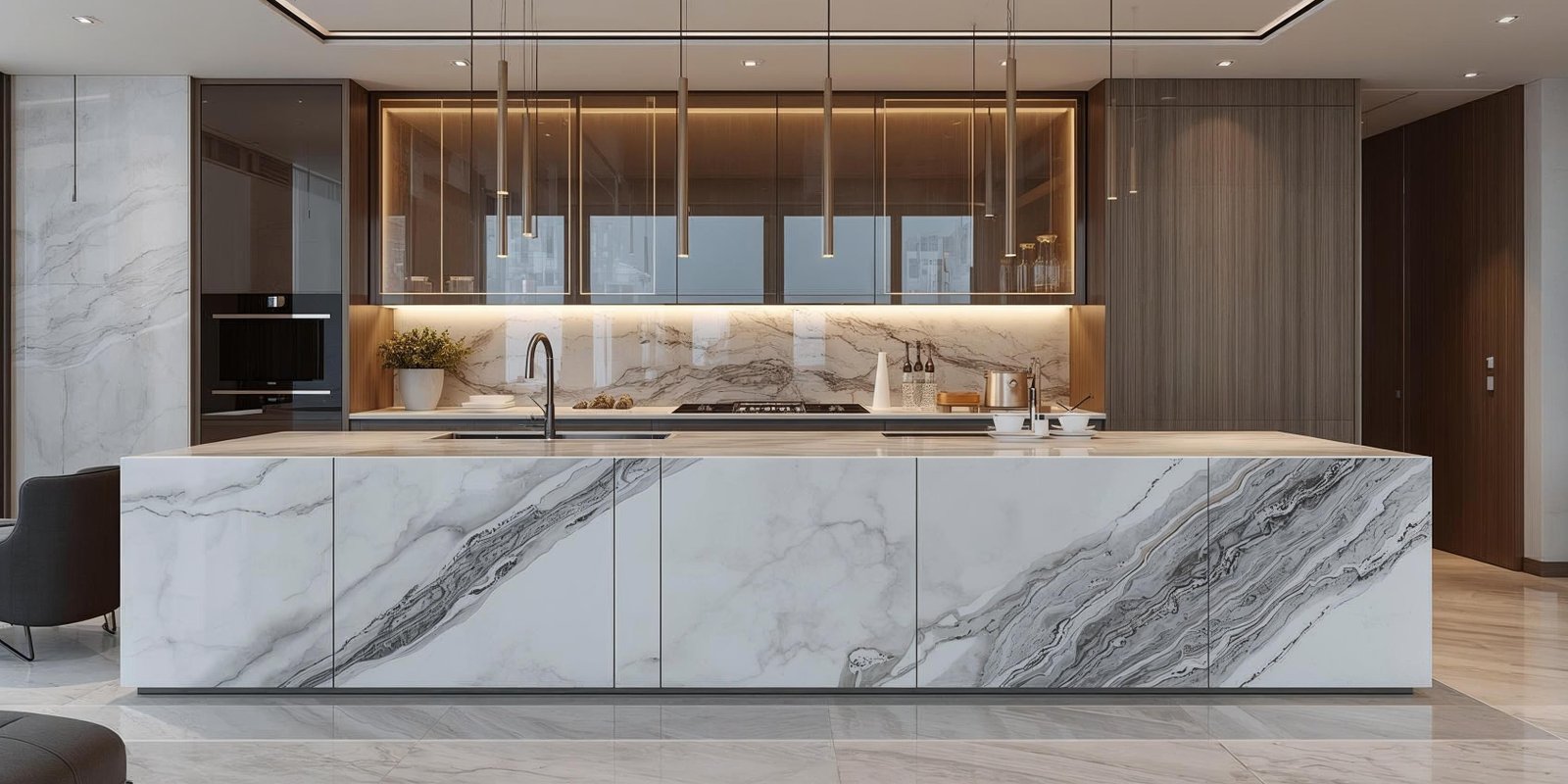 Modern Open Kitchen Interior