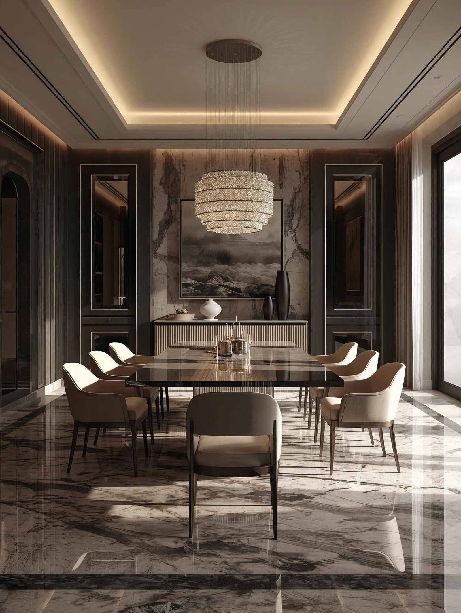 Luxury Dining Room Interior